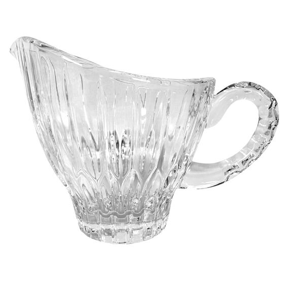 Mikasa Park Lane Retired Crystal Cream Pitcher and Open Sugar Bowl Set - Picture 3 of 6